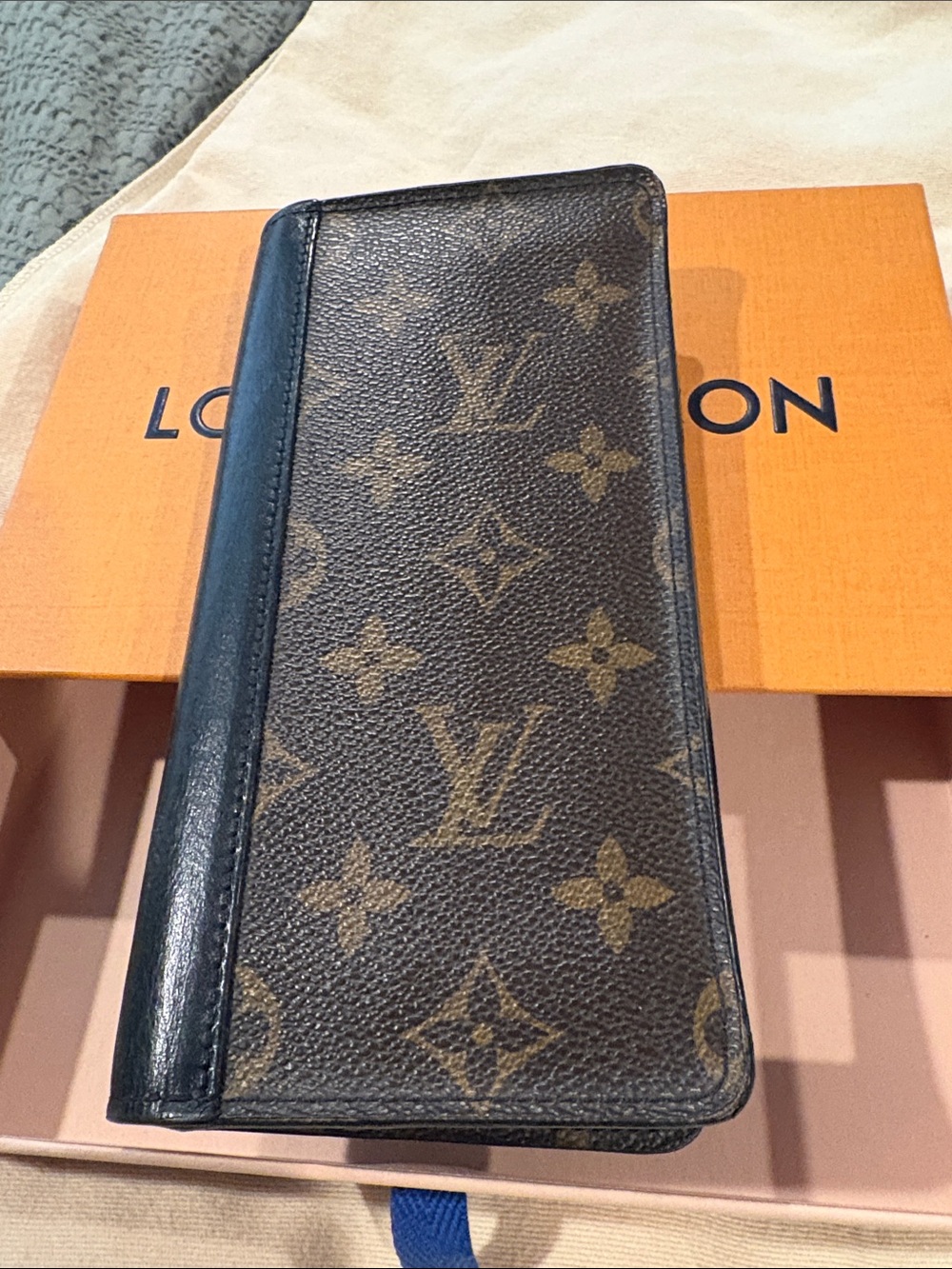 Louis Vuitton Monogram Long Wallet in Brown and Black Serial #CT2191 - Picture 3 of 5